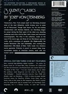 3 Silent Classics by Josef von Sternberg (The Criterion Collection) [3 DVD9s]