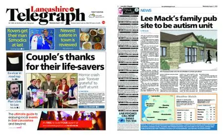 Lancashire Telegraph (Burnley, Pendle, Rossendale) – August 03, 2022