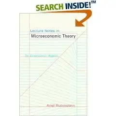 Lecture Notes in Microeconomic Theory