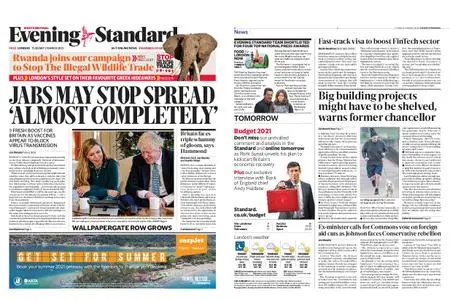 London Evening Standard – March 02, 2021