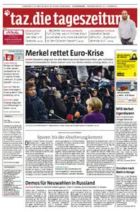 Tageszeitung TAZ vom 10 Dezember 2011