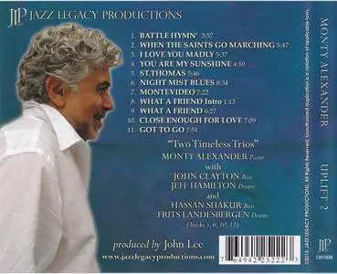 Monty Alexander - Uplift 2 (2013) {Jazz Legacy JLP 1201020}