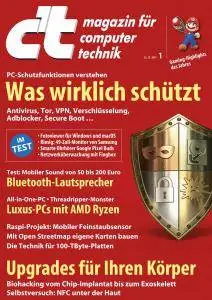 c't Magazin Nr.1 - 23 Dezember 2017