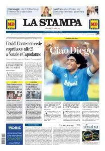 La Stampa Aosta - 26 Novembre 2020