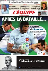 L'EQUIPE (25 Octobre 2011)