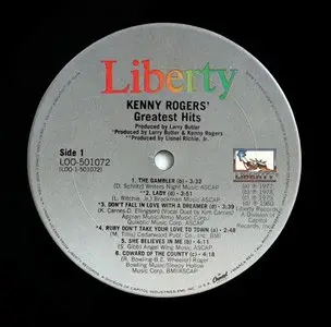 Kenny Rogers - Greatest Hits (1980) 24-Bit/96-kHz Vinyl Rip