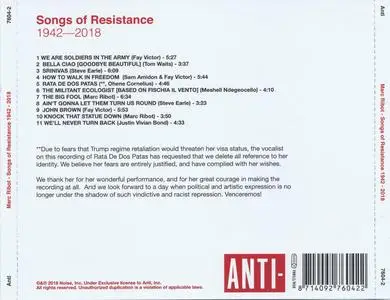 Marc Ribot - Songs Of Resistance 1942-2018 (2018) {Anti- 7604-2}