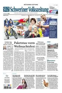 Schweriner Volkszeitung Bützower Zeitung - 18. Dezember 2018