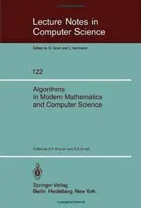 Algorithms in Modern Mathematics and Computer Science by Andrei Petrovich Ershov