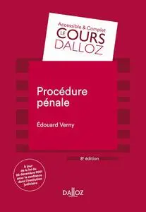 Procédure pénale 8ed. - Édouard Verny