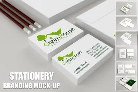 CreativeMarket - STATIONERY Mockup