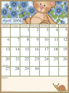 Bear Calenders 2008
