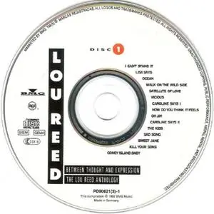 Lou Reed - Between Thought And Expression: The Lou Reed Anthology (1992) [3CD Box Set]