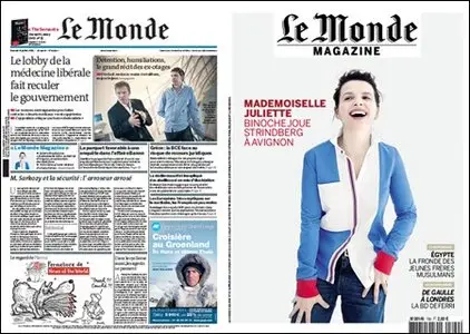 Le Monde - 9 July 2011 (+ Supplement)