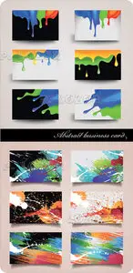 Abstract business card