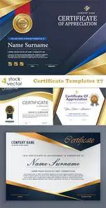 Vectors - Certificate Templates 27