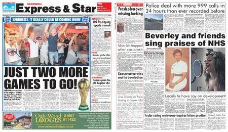 Express and Star Sandwell Edition – July 09, 2018