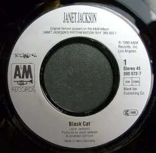 Janet Jackson - Black Cat (1990) 7` single 45RPM - A&M Records (24bit/96kHz)