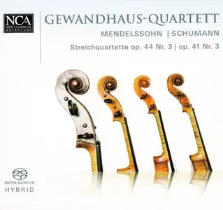 The Gewandhaus Quartet - Mendelssohn & Schumann's String Quartets, Vol.2 (2008) MCH SACD ISO + DSD64 + Hi-Res FLAC