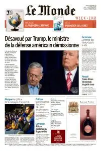 Le Monde du Samedi 22 Décembre 2018