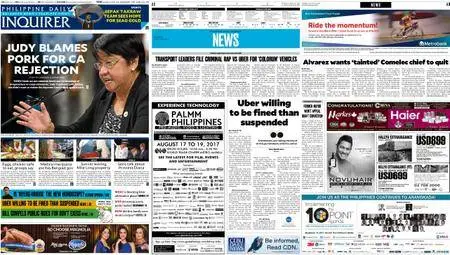 Philippine Daily Inquirer – August 17, 2017