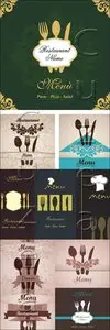Vector - Vintage backgrounds for menu 