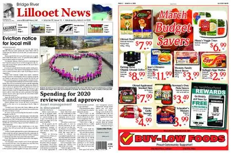 Bridge River Lillooet News – March 04, 2020