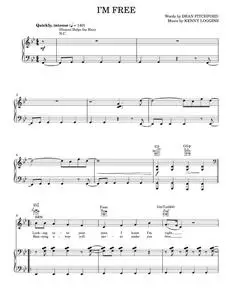 I'm Free (Heaven Helps The Man) - Dean Pitchford, Footloose Musical, Kenny Loggins (Piano-Vocal-Guitar)