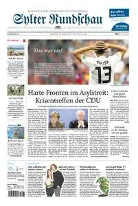 Sylter Rundschau - 18. Juni 2018