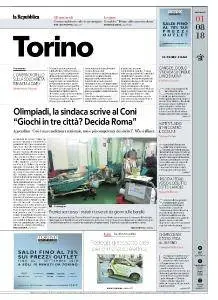 la Repubblica Torino - 1 Agosto 2018
