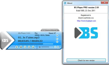 BS.Player PRO 2.61 Build 1065 Final Multilanguage + Portable