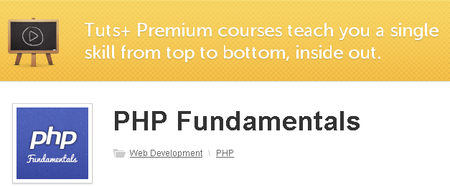 Tutsplus - PHP Fundamentals (2012)