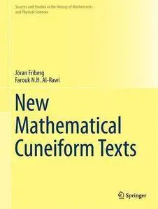 New Mathematical Cuneiform Texts (Sources and Studies in the History of Mathematics and Physical Sciences)