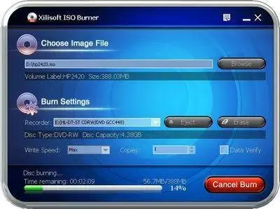 Xilisoft ISO Burner v1.0.53 build 0306