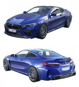 BMW M8 2019 3d Model