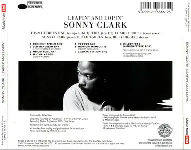 Sonny Clark - Leapin' And Lopin' (1962) [RVG Edition, 2008]