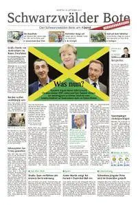 Schwarzwälder Bote Blumberg - 26. September 2017