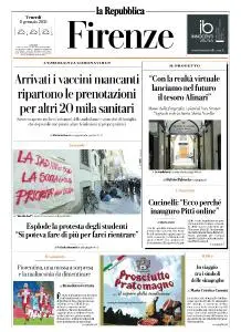 la Repubblica Firenze - 8 Gennaio 2021