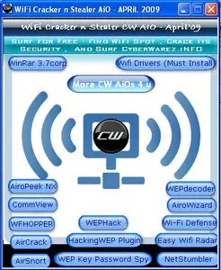 AiO WiFi Cracker and Stealer April 2009