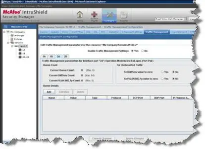 McAfee IntruShield Sensor Software I4010 v5.1.5.48