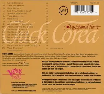 Chick Corea - My Spanish Heart (1976) {Verve 543303}