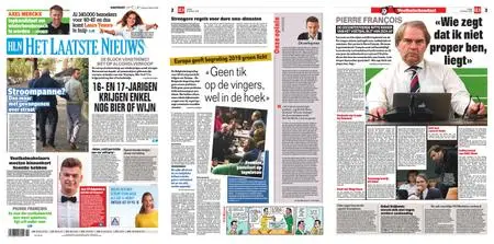 Het Laatste Nieuws Oostkust – 19 oktober 2018