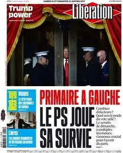 Libération du Samedi 21 et Dimanche 22 Janvier 2017