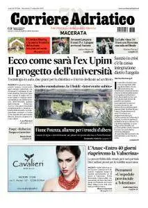 Corriere Adriatico Macerata - 27 Settembre 2017