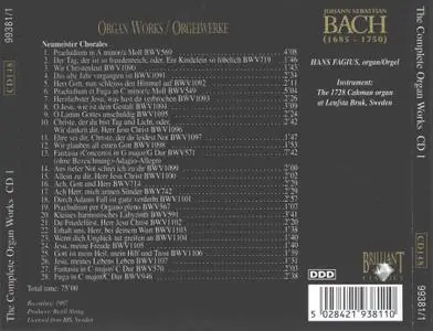 J.S.Bach - The Complete Organ Works II CD 1 - Hans Fagius