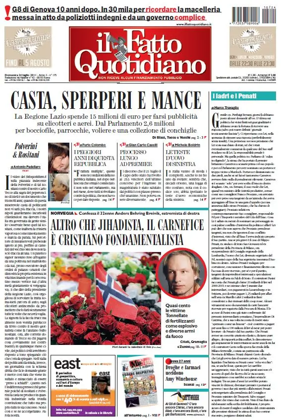 Il Fatto Quotidiano (24-07-11)