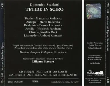 Lilianna Stawarz, Musicae Antiquae Collegium Varsoviense - Domenico Scarlatti: Tetide in Sciro (2001)