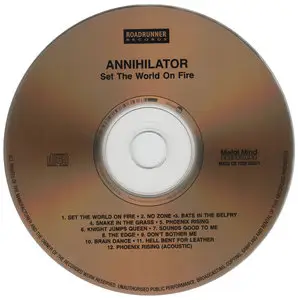 Annihilator - Set The World On Fire (1993) [2009, 2CD, Limited Edition]