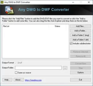 Any DWG to DWF Converter 2023.0 Portable