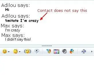 Imitate your contacts in Windows Live Messenger!